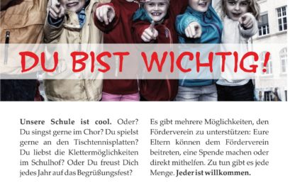 Keine gelingende Schule ohne Förderverein!