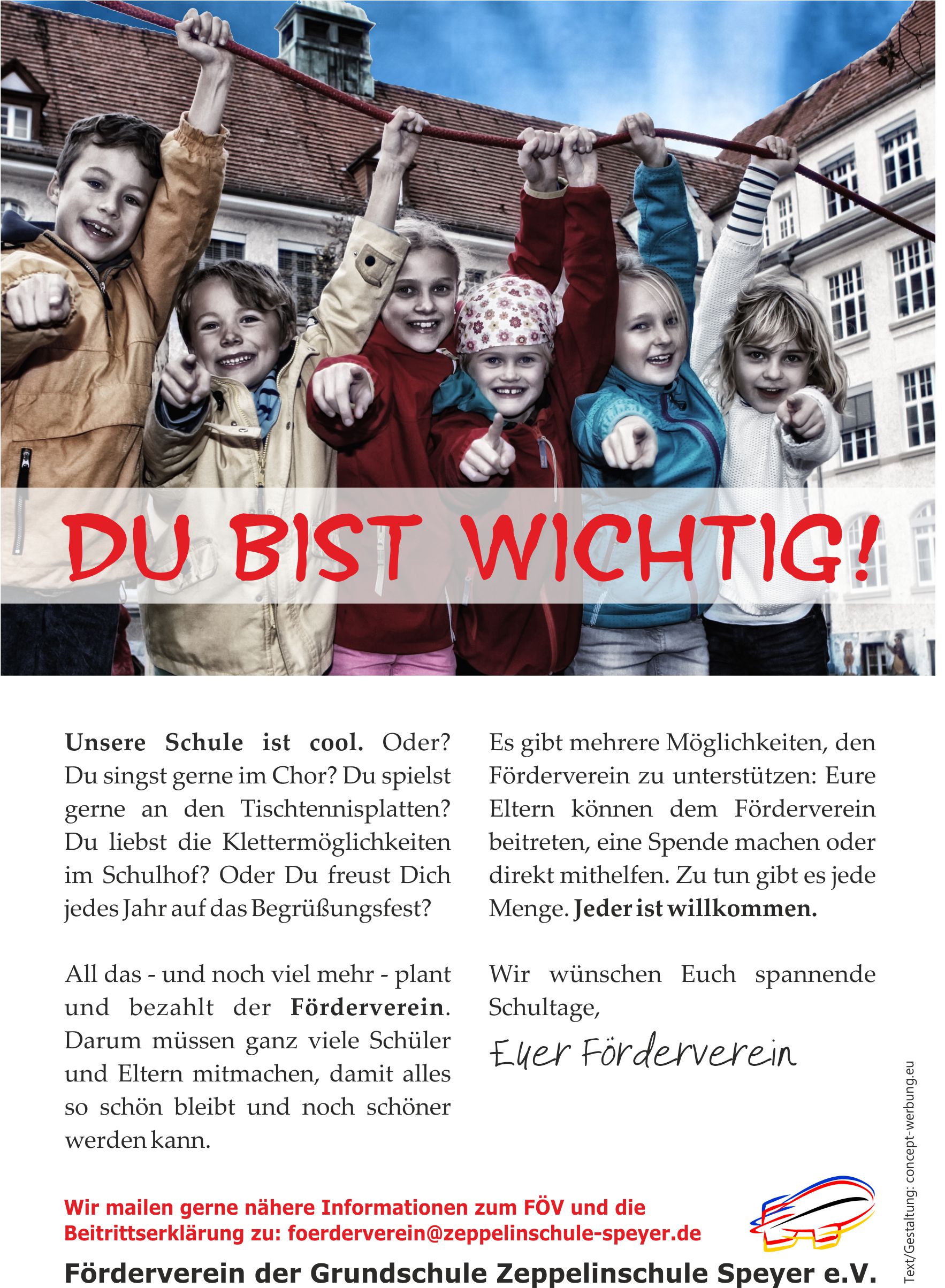 Keine gelingende Schule ohne Förderverein!