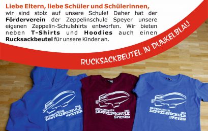 Neu: Zeppelin-Schulshirts
