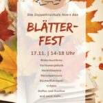 „Blätterfest“ am 17.11.2023 von 14-18 Uhr