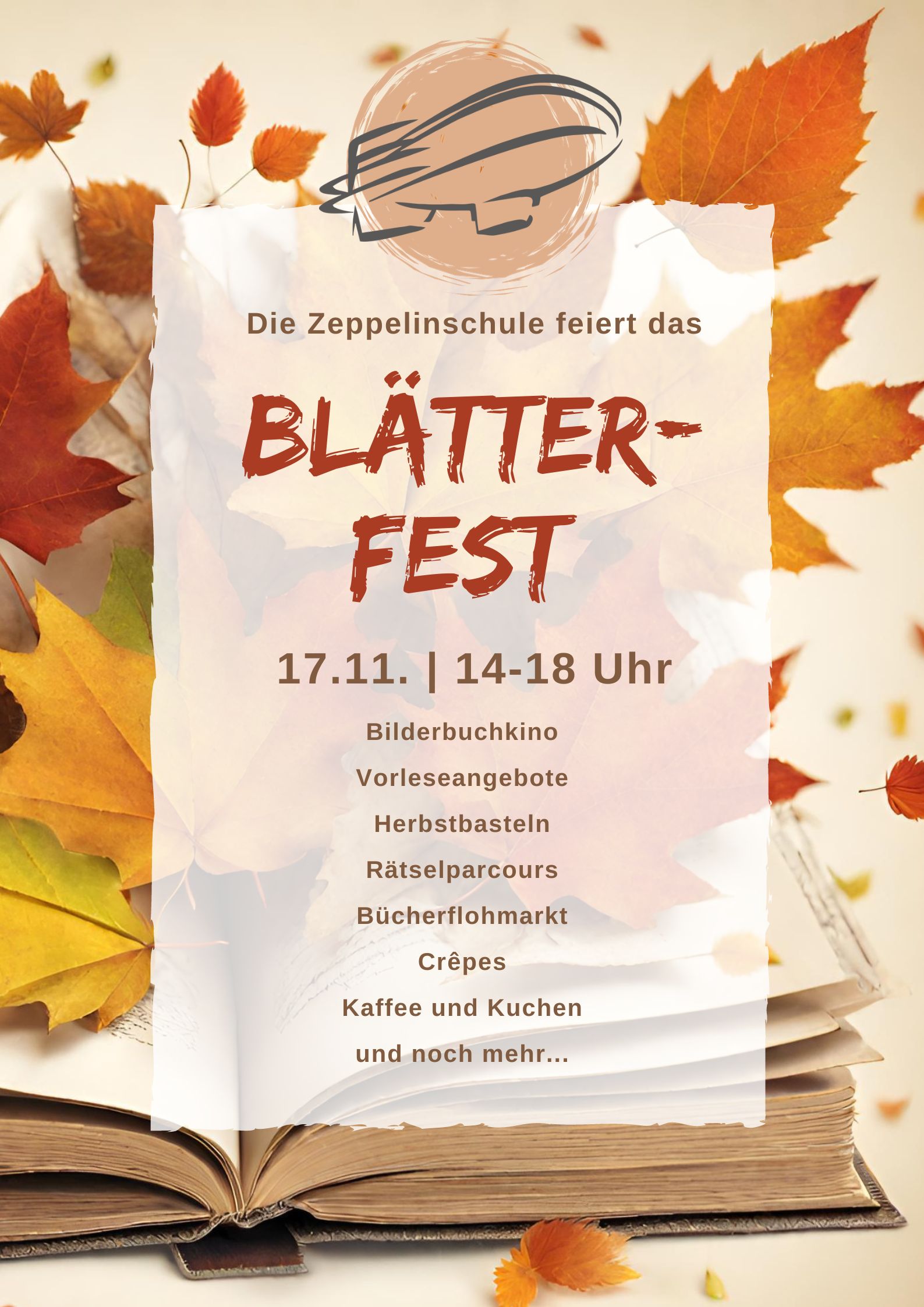 „Blätterfest“ am 17.11.2023 von 14-18 Uhr